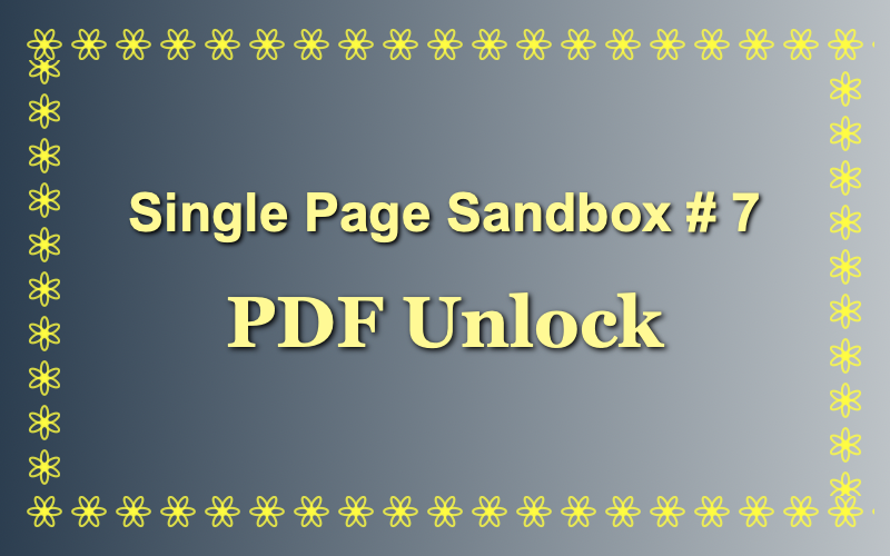 PDF Unlock preview