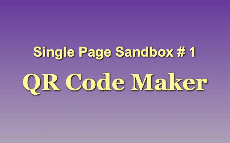 QR Maker preview